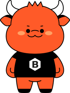 배틀크루 회사소개-마스코트 가우르 정면 모습